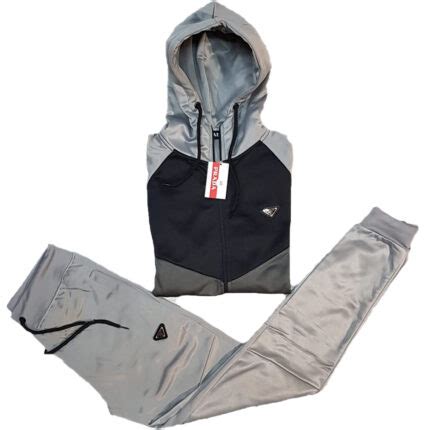 prada tracksuit mens grey|prada jumpsuit men's.